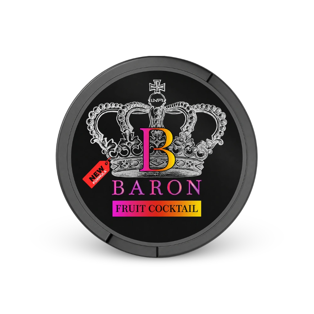 Baron Fruit Cocktail – nicotine pouch can