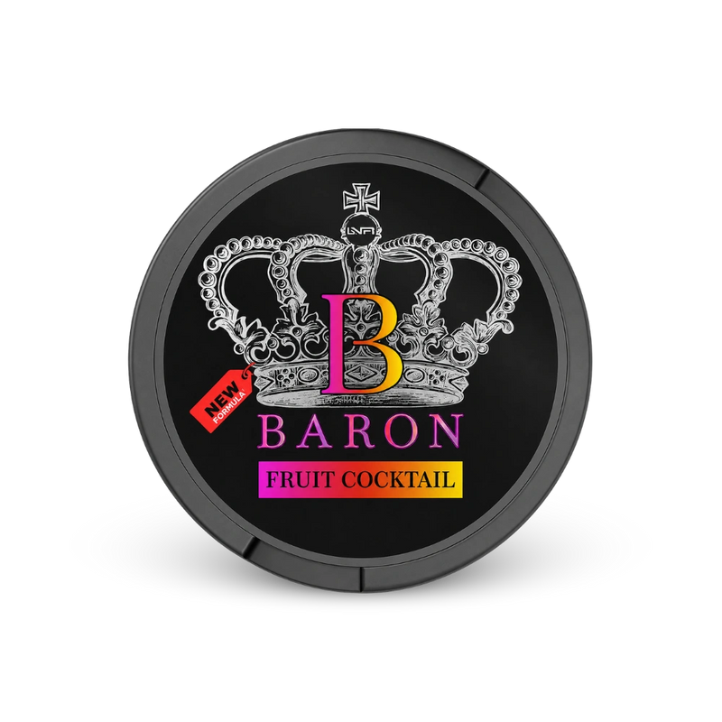 Baron Fruit Cocktail – nicotine pouch can