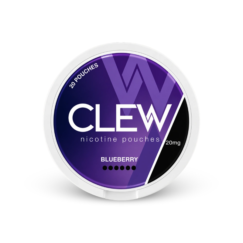 CLEW Blueberry 20mg – κουτί με σακουλάκια νικοτίνης