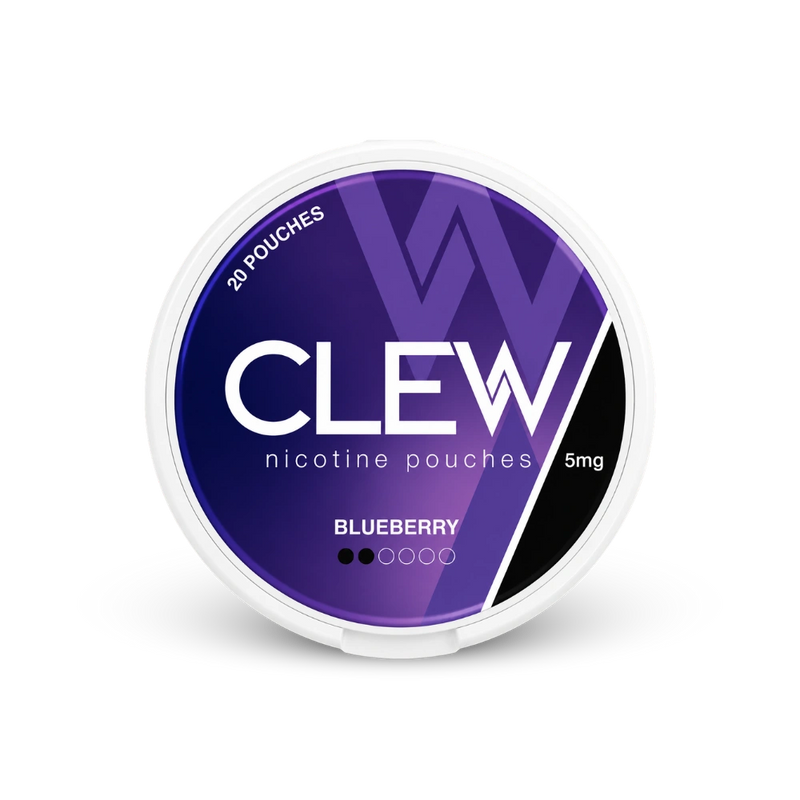 CLEW Blueberry 5mg – κουτί με σακουλάκια νικοτίνης