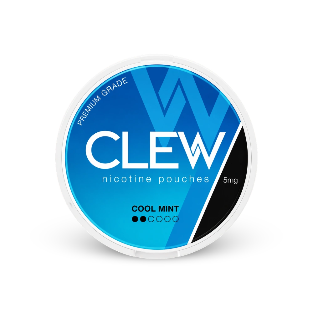 CLEW Cool Mint 5mg – κουτί με σακουλάκια νικοτίνης