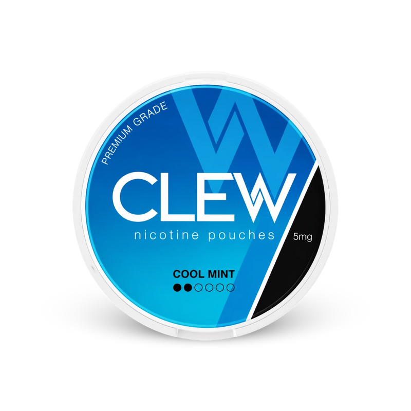 CLEW Cool Mint 5mg – κουτί με σακουλάκια νικοτίνης