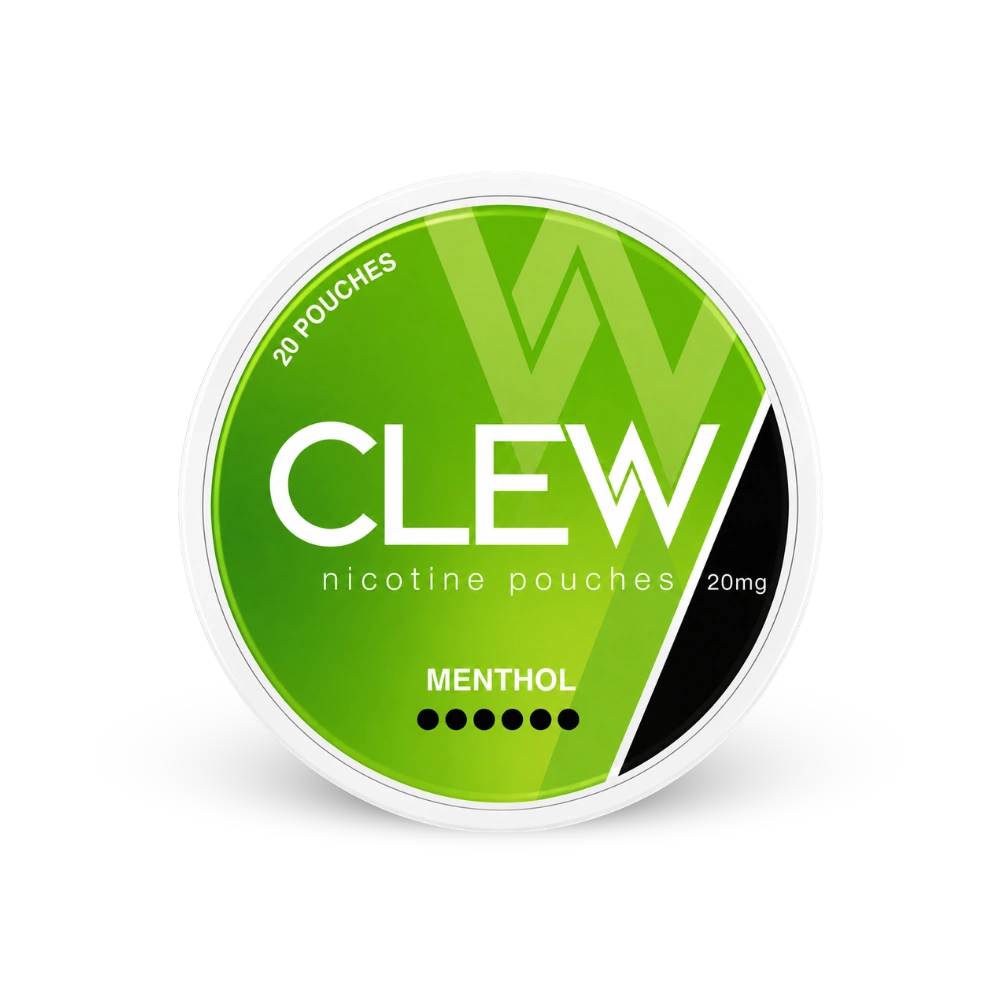 CLEW Menthol 20mg – κουτί με σακουλάκια νικοτίνης