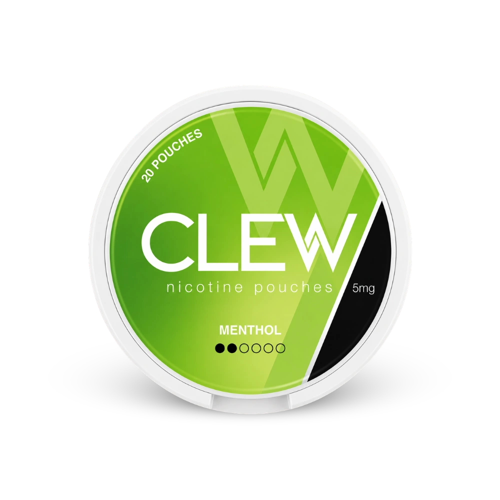 CLEW Menthol 5mg – κουτί με σακουλάκια νικοτίνης