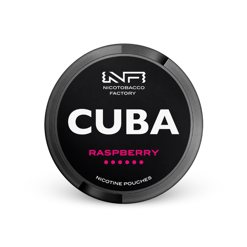 CUBA Black Raspberry – κουτί με σακουλάκια νικοτίνης