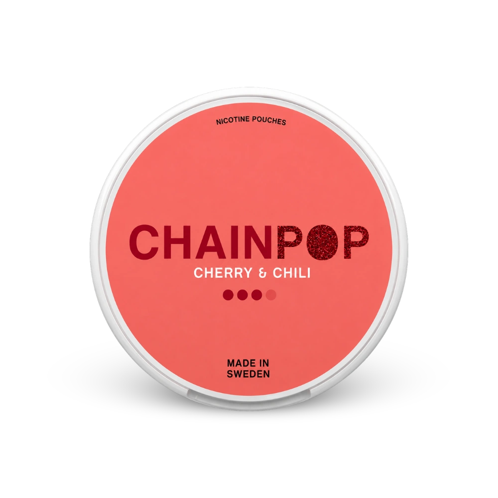 Chainpop Cherry & Chili – κουτί με σακουλάκια νικοτίνης