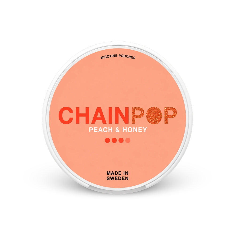 Chainpop Peach Honey – κουτί με σακουλάκια νικοτίνης