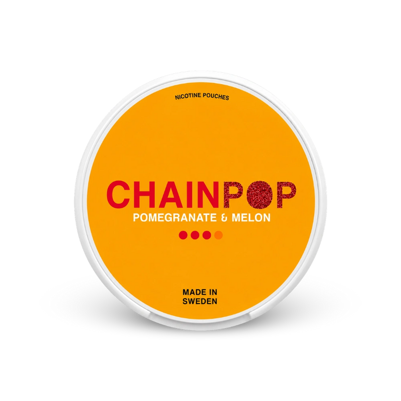 Chainpop Ρόδι Πεπόνι – κουτί σακουλάκια νικοτίνης
