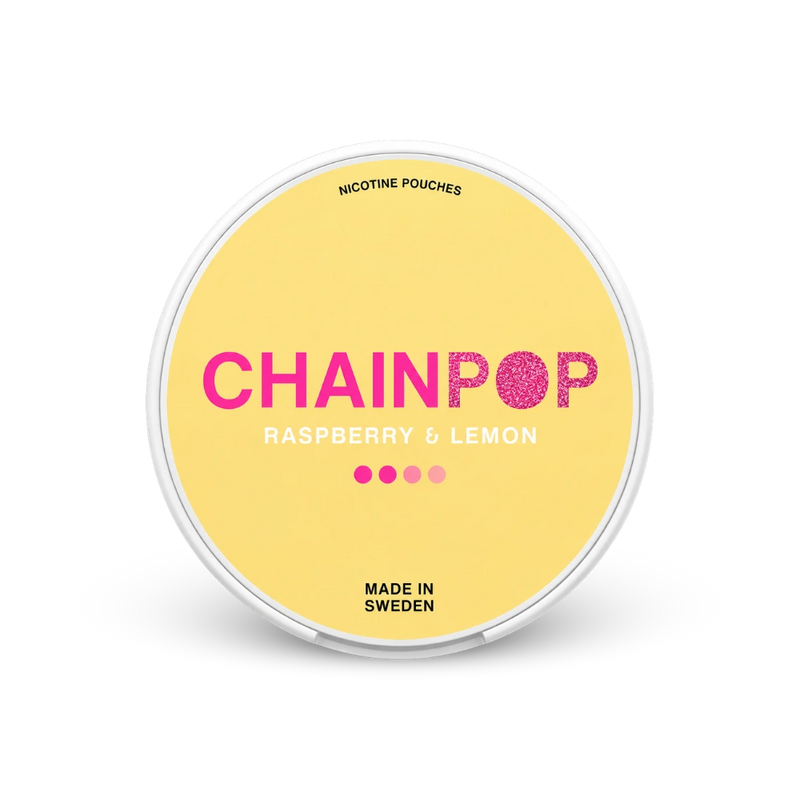 Chainpop Raspberry Lemon – κουτί με σακουλάκια νικοτίνης