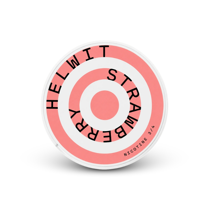 HELWIT Strawberry Medium – κουτί με σακουλάκια νικοτίνης