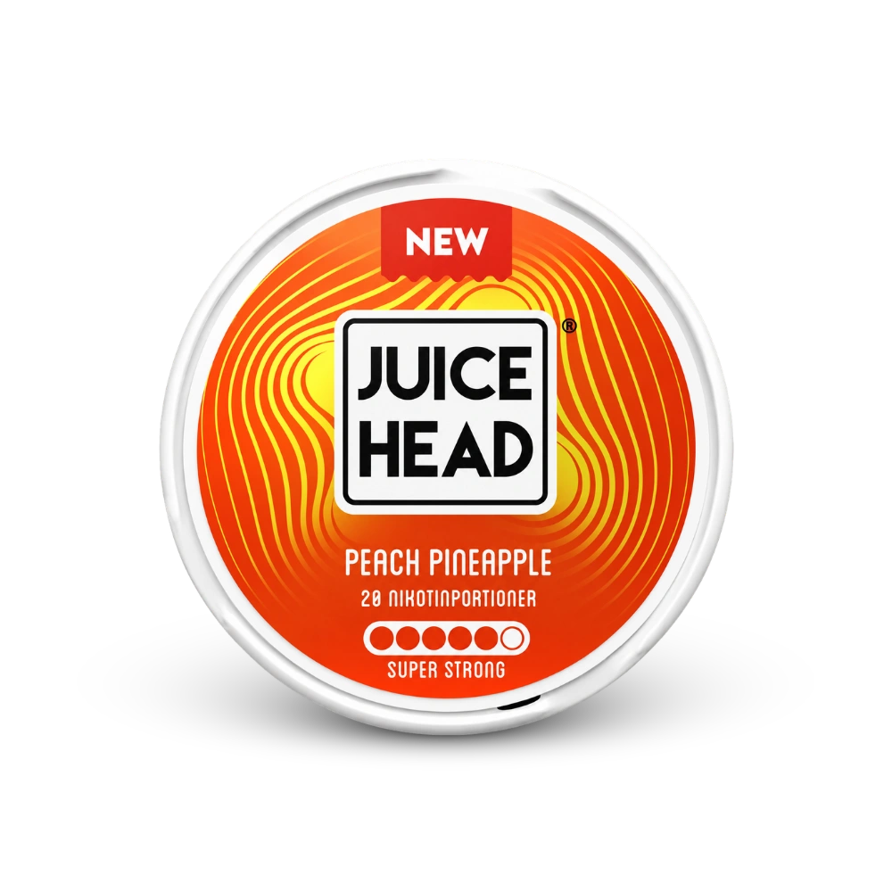 Juice Head Peach Pineapple Super Strong – κουτάκι σακουλακιών νικοτίνης