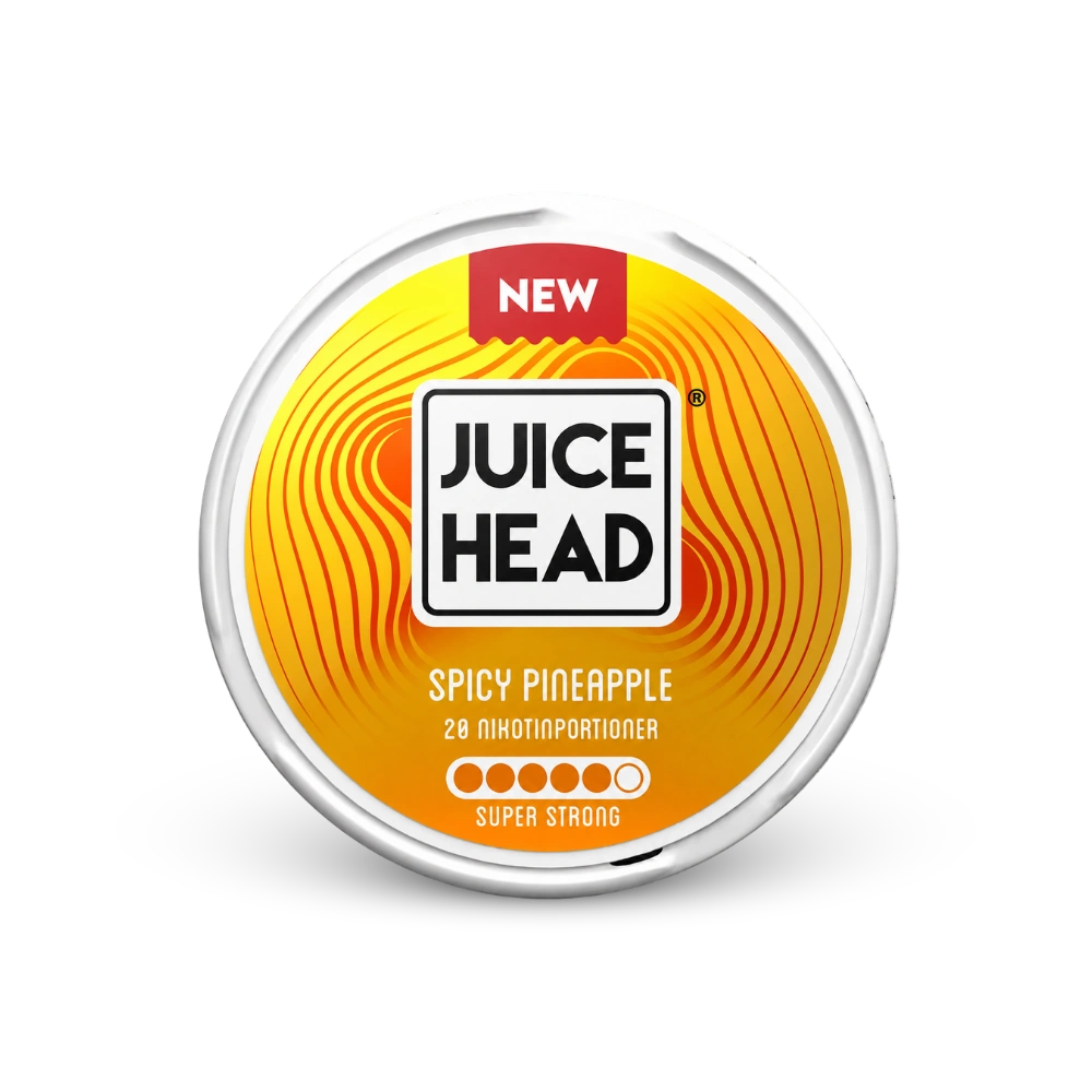 Juice Head Spicy Pineapple Super Strong – κουτί σακουλάκια νικοτίνης