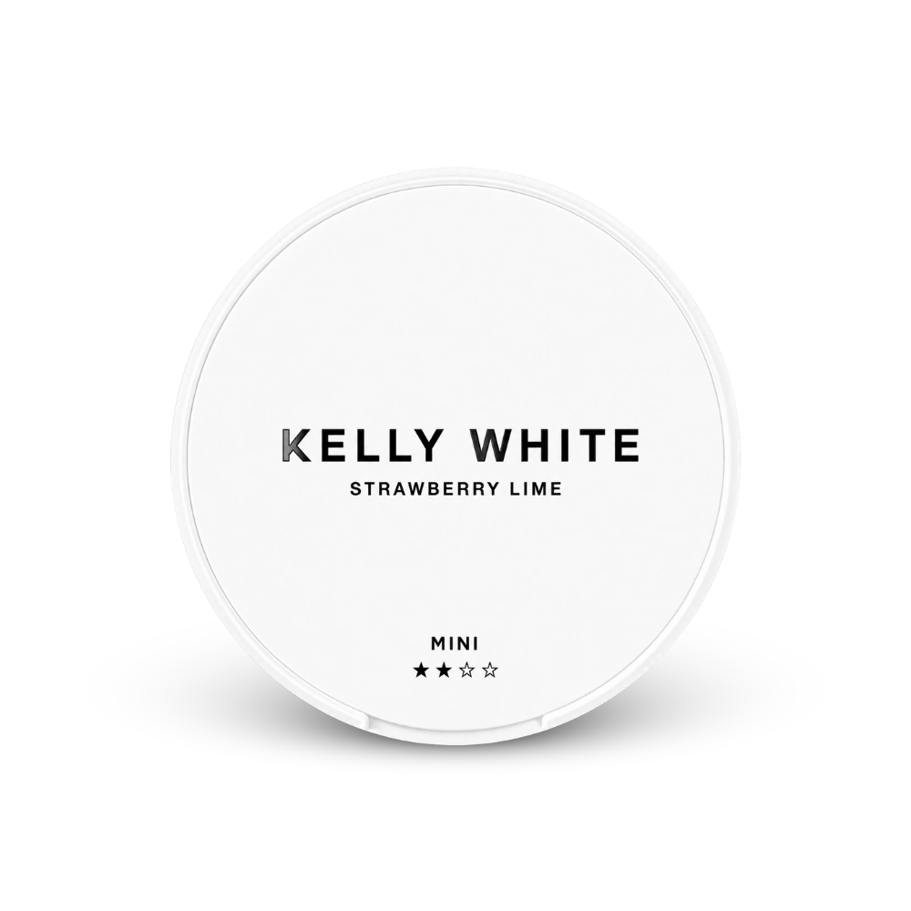 Kelly White Mini Φράουλα Λάιμ – κουτί σακουλακίων νικοτίνης