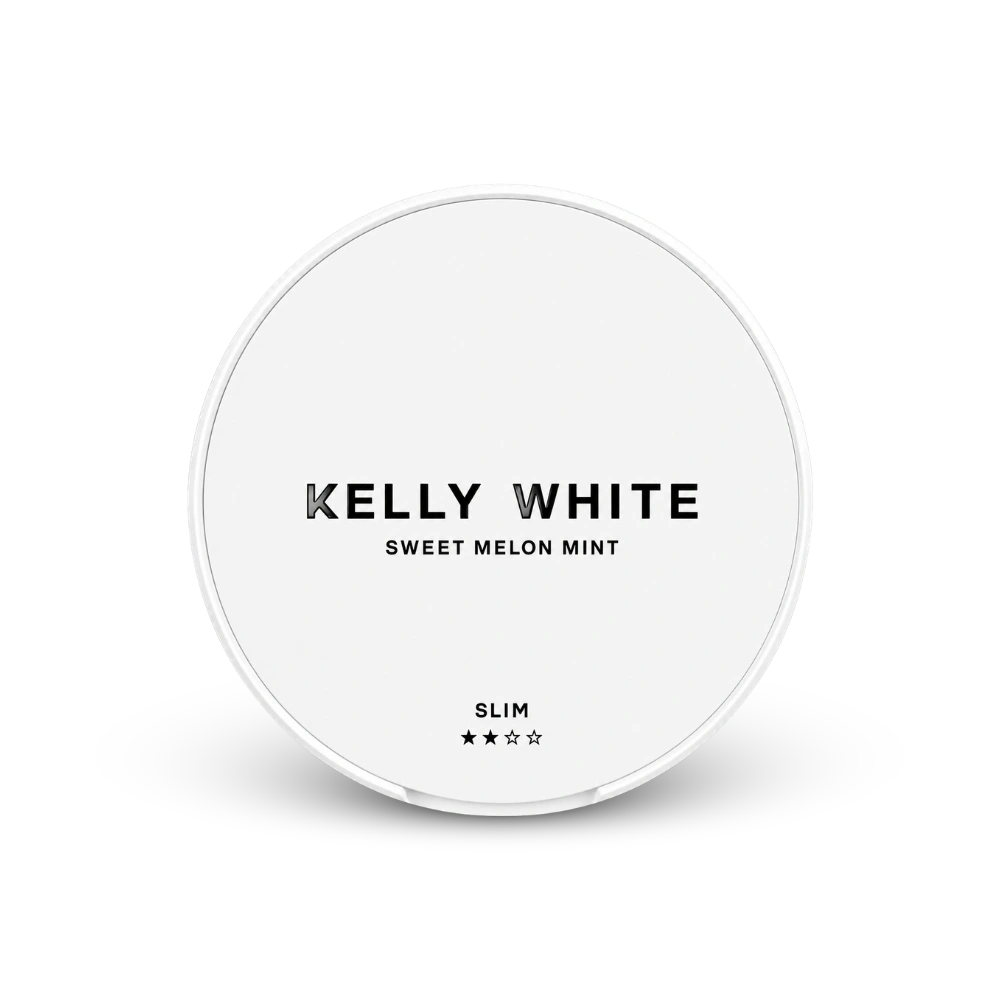 Kelly White Sweet Melon Mint Slim – κουτάκι με σακουλάκια νικοτίνης
