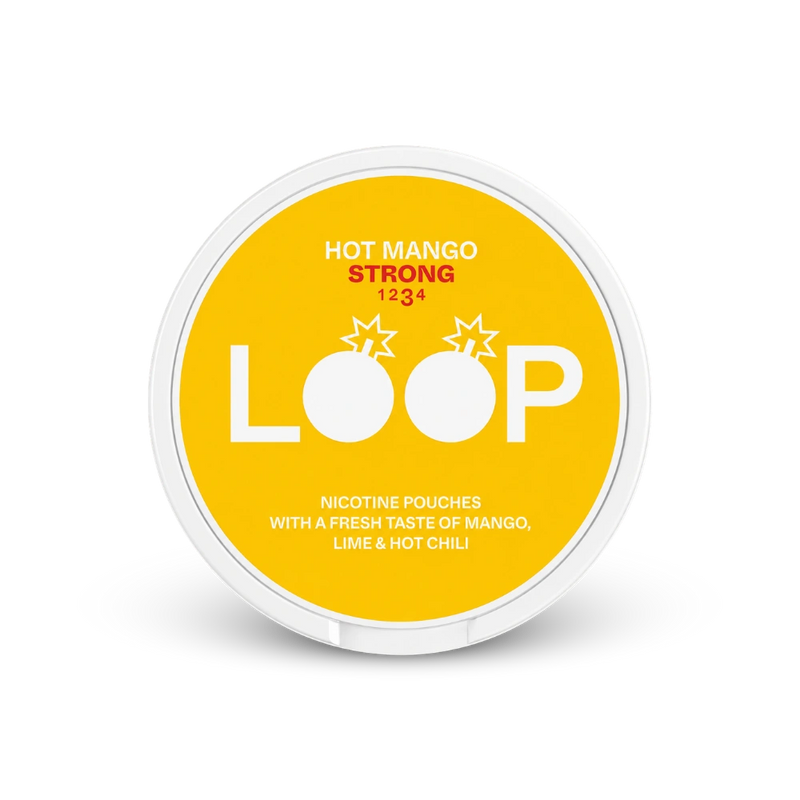 LOOP Hot Mango Strong – κουτί σακουλακιών νικοτίνης