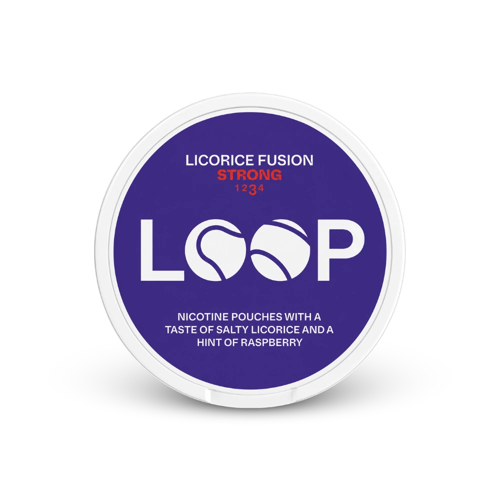 LOOP Licorice Fusion Strong – κουτί σακουλακιών νικοτίνης