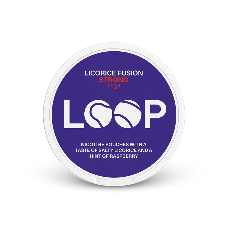 LOOP Licorice Fusion Strong – κουτί σακουλακιών νικοτίνης