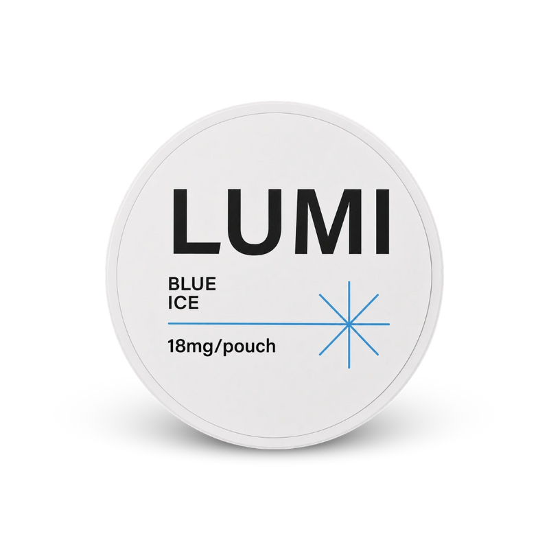 LUMI Blue Ice 18mg – κουτί με σακουλάκια νικοτίνης