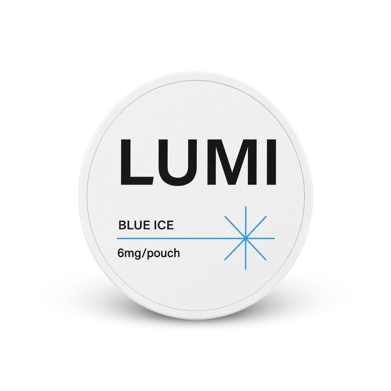 LUMI Blue Ice 6mg – κουτί με σακουλάκια νικοτίνης