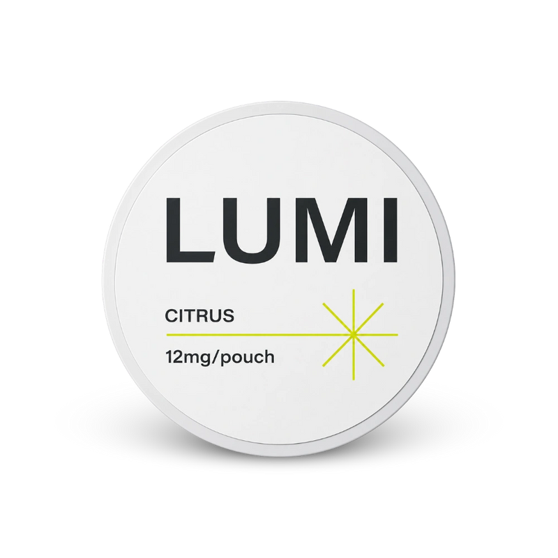 LUMI Citrus 12mg – κουτί σακουλακιών νικοτίνης