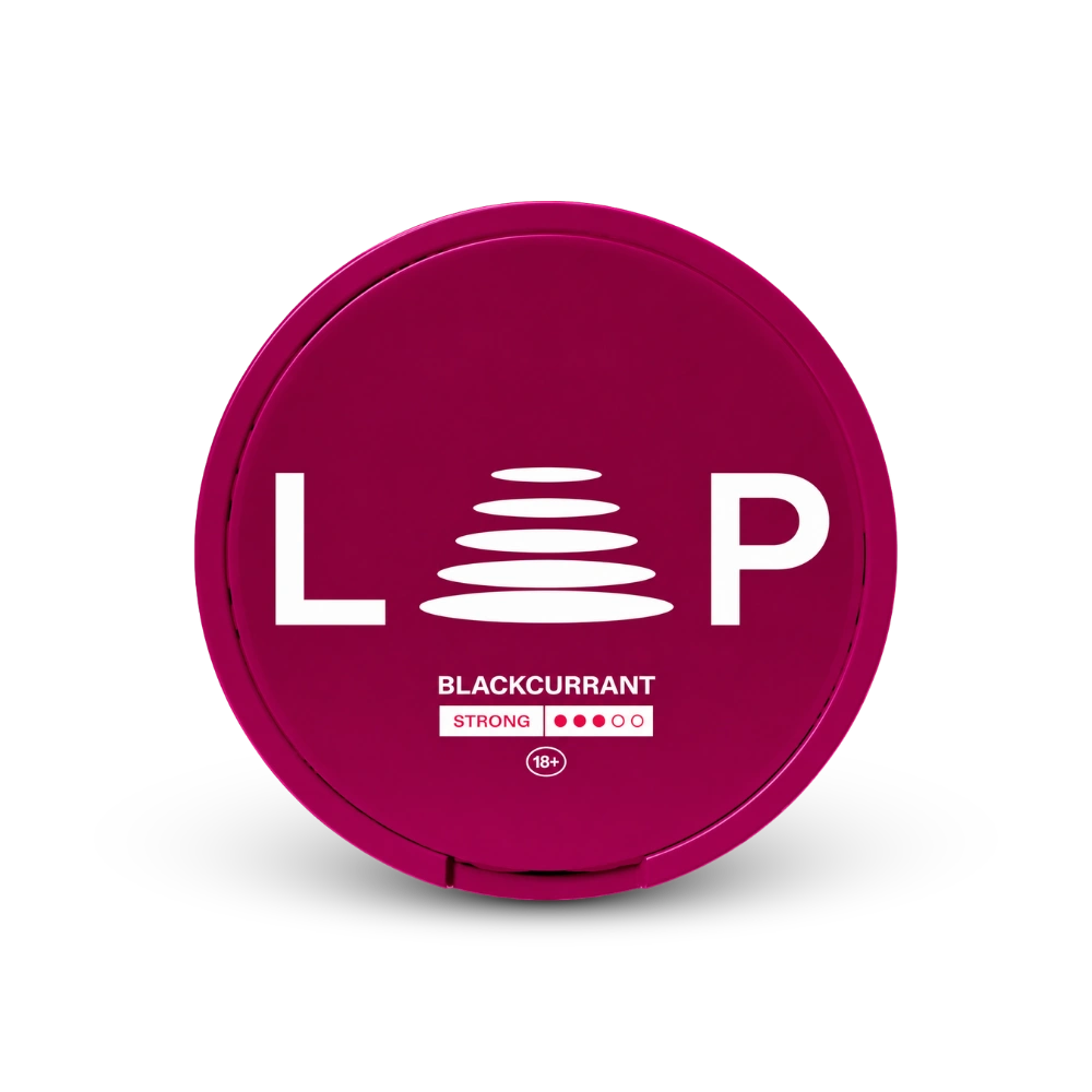 Loop Blackcurrant Strong – κουτί σακουλακίων νικοτίνης