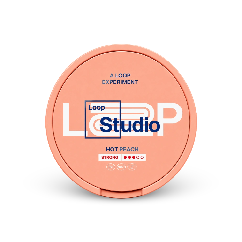Loop Hot Peach Strong – κουτί σακουλακίων νικοτίνης