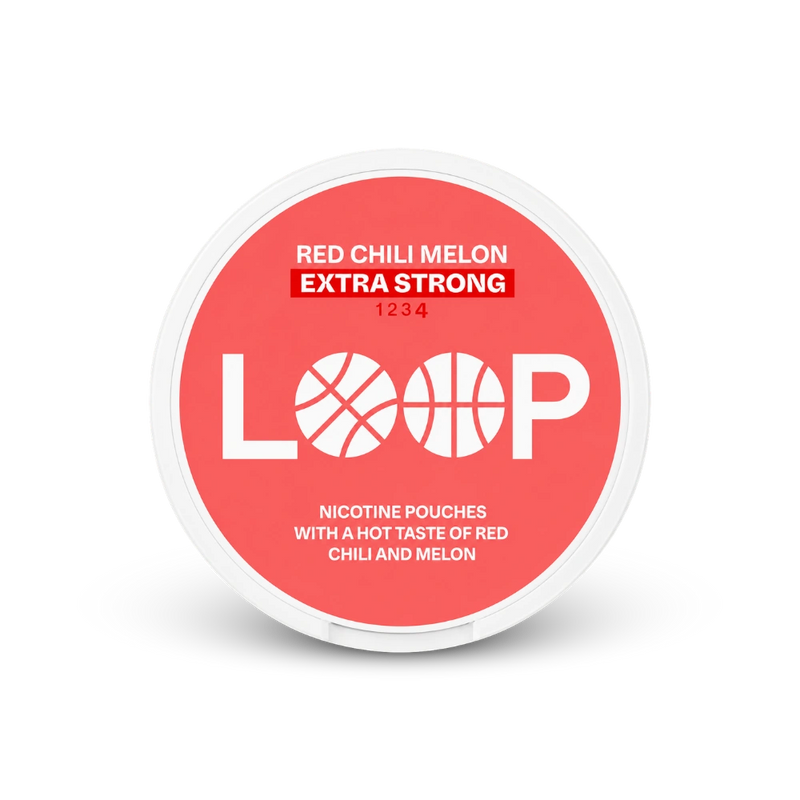 Loop Red Chili Melon Extra Strong – κουτί σακουλακίων νικοτίνης