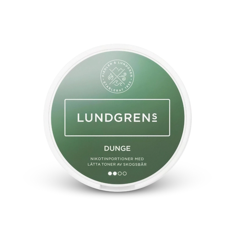 Lundgrens Dunge – κουτί με σακουλάκια νικοτίνης