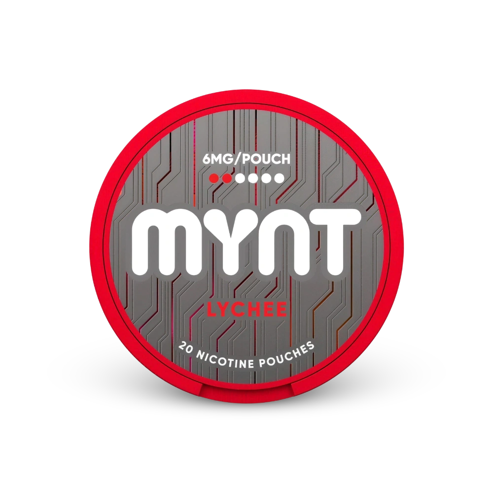 MYNT Lychee Regular – κουτί με σακουλάκια νικοτίνης
