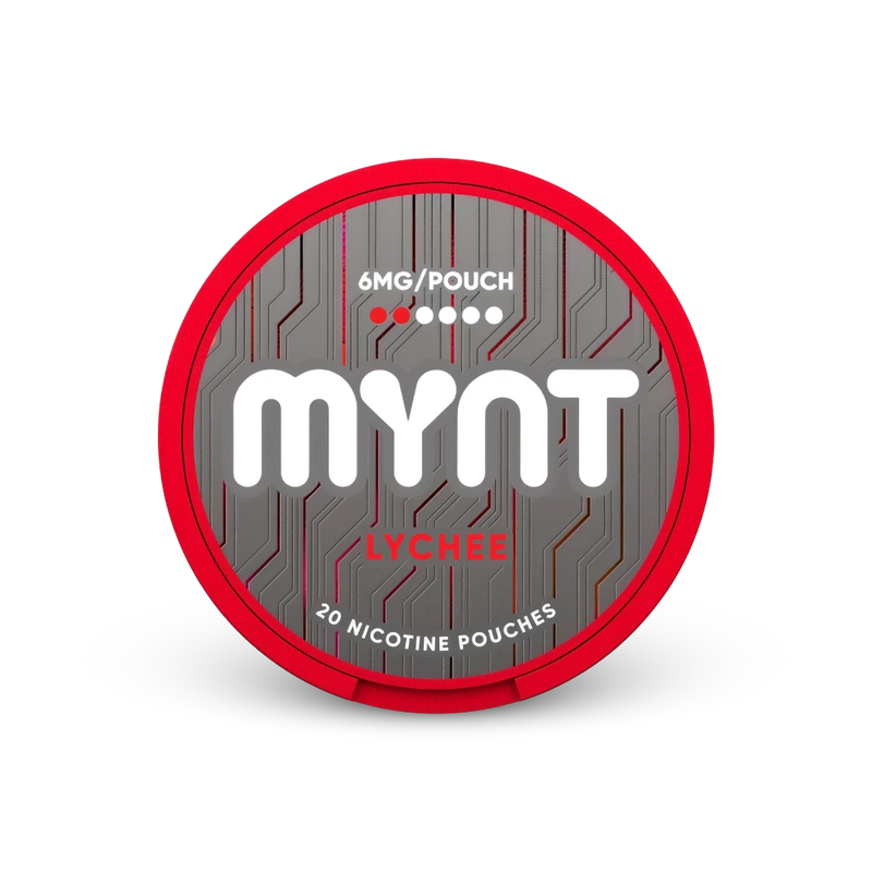MYNT Lychee Regular – κουτί με σακουλάκια νικοτίνης