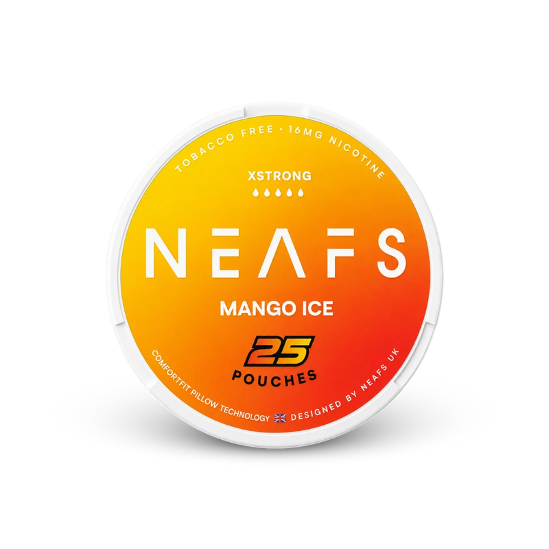 NEAFS Mango Ice Extra Strong – κουτί με σακουλάκια νικοτίνης