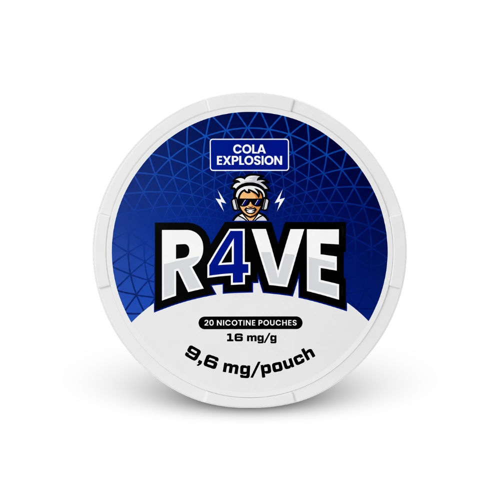 RAVE Cola Explosion 16mg – κουτάκι σακουλακιών νικοτίνης