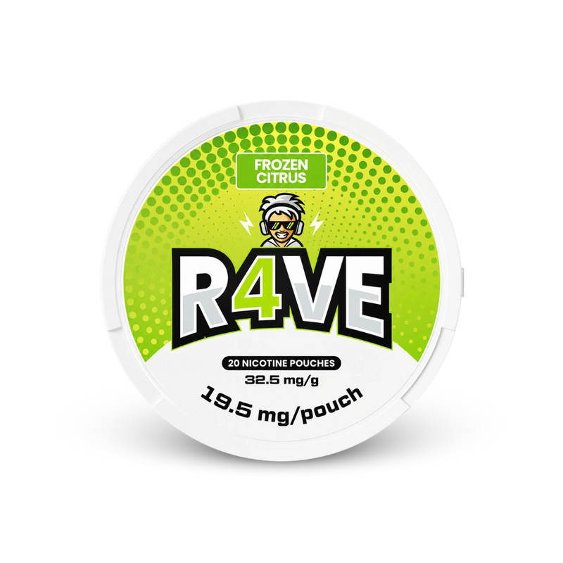 RAVE Frozen Citrus 32,5mg – κουτί σακουλάκια νικοτίνης