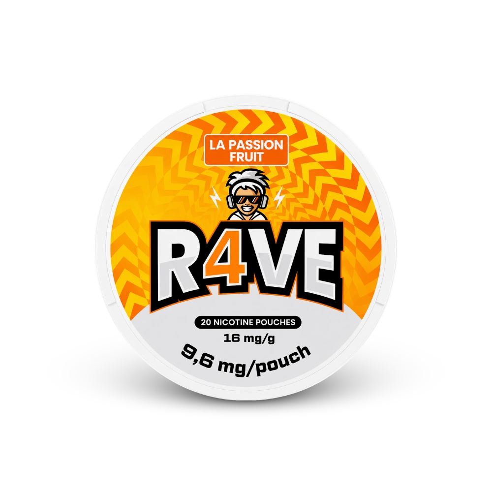 RAVE La Passion Fruit 16mg – κουτί σακουλακίων νικοτίνης