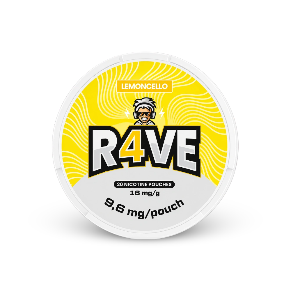 RAVE Lemoncello 16mg – κουτί σακουλακιών νικοτίνης