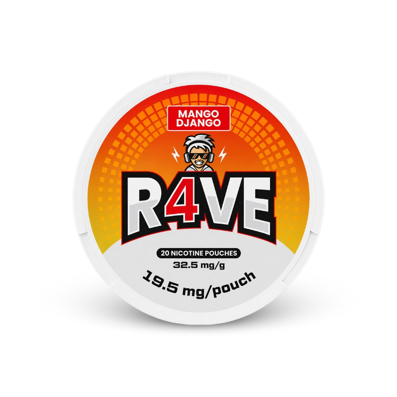 RAVE Mango Django 32.5mg – κουτί σακουλακίων νικοτίνης