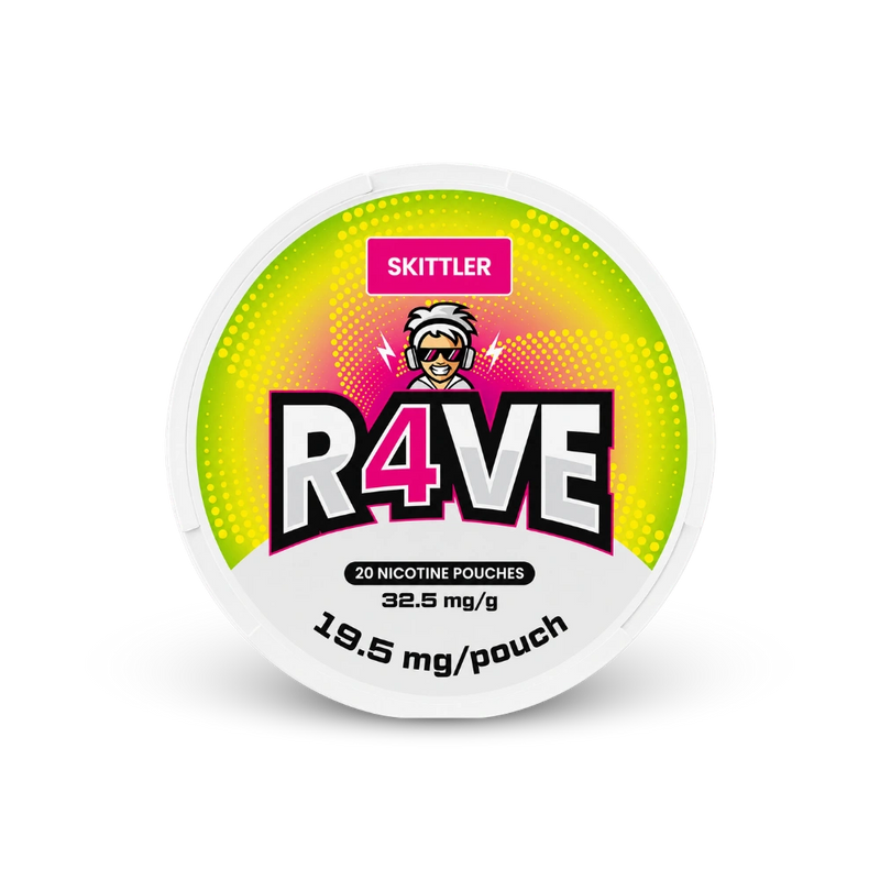RAVE Skittler 32.5 – κουτί με σακουλάκια νικοτίνης
