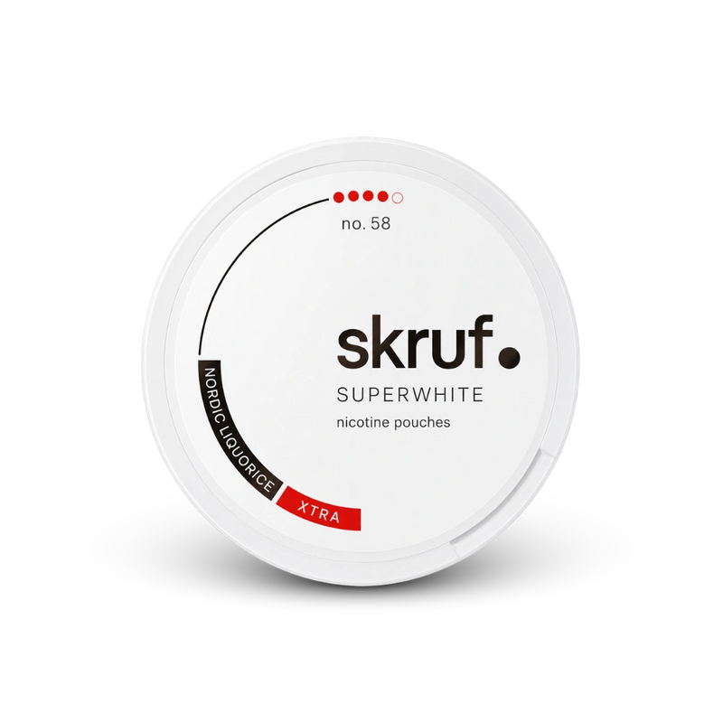 SKRUF Nordic Liqourice S4 – κουτί με σακουλάκια νικοτίνης
