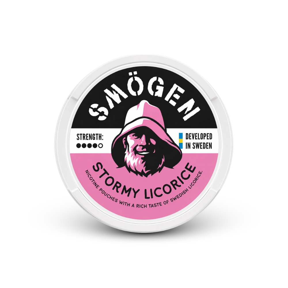 Smögen Stormy Licorice – κουτί σακουλάκια νικοτίνης
