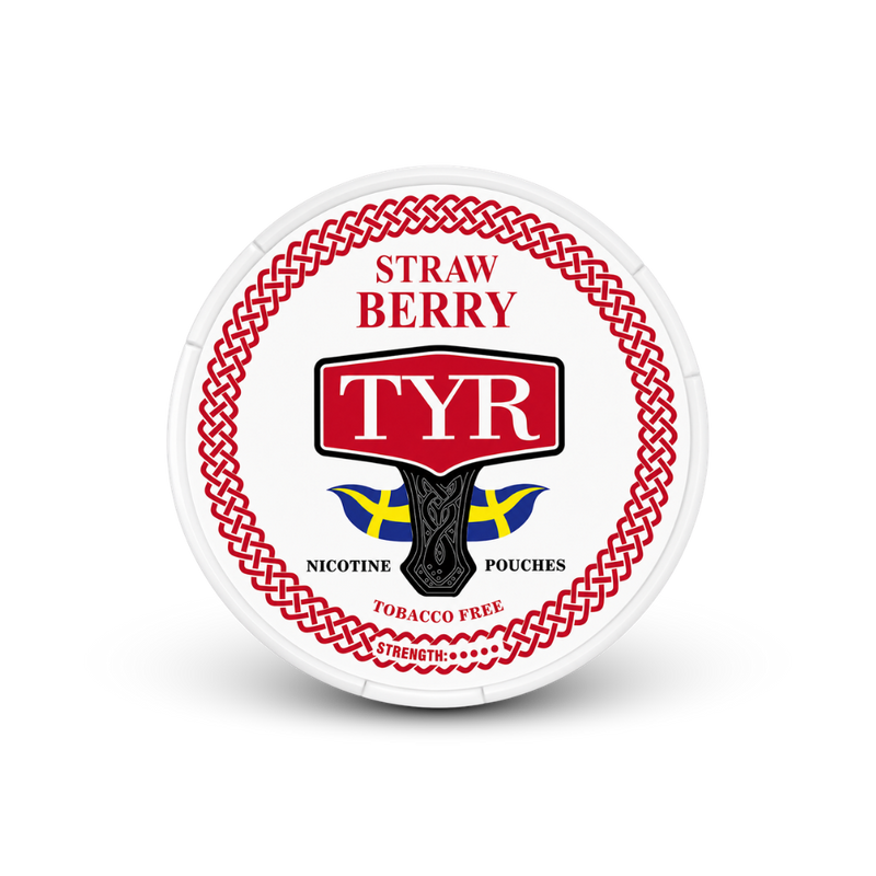 TYR Strawberry – κουτί με σακουλάκια νικοτίνης