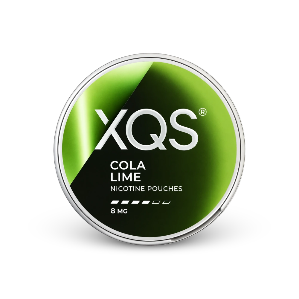 XQS Cola Lime 8mg – κουτί με σακουλάκια νικοτίνης