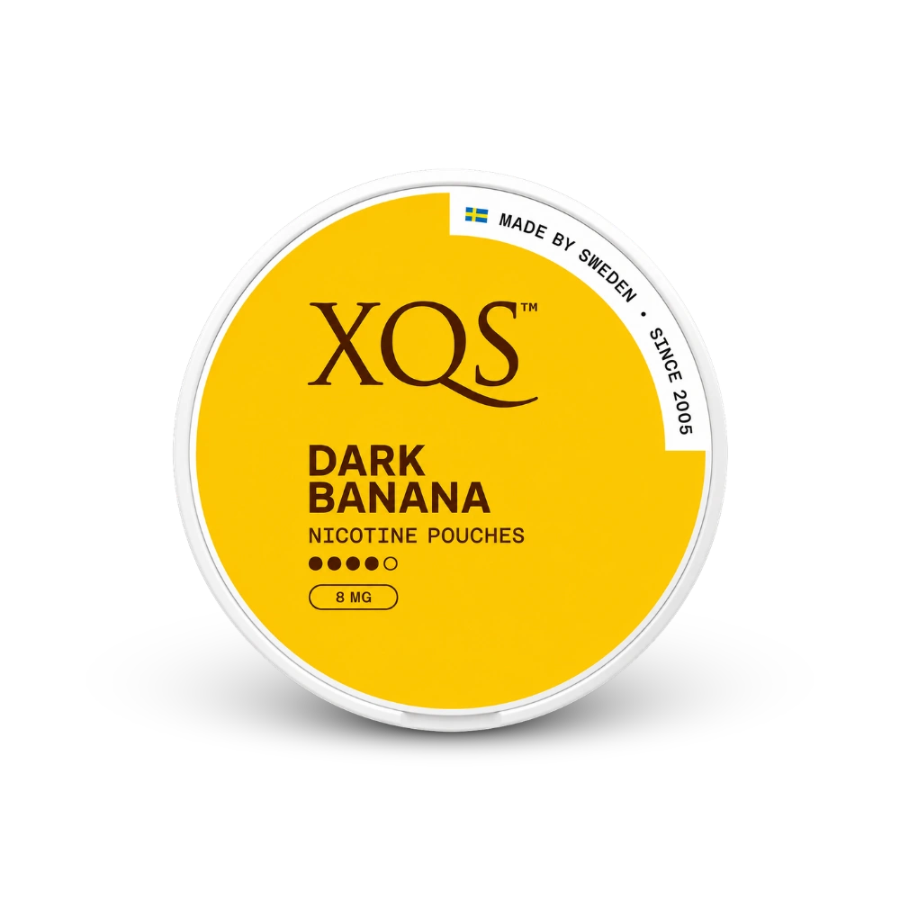XQS Dark Banana Slim Strong – κουτί σακουλακιών νικοτίνης