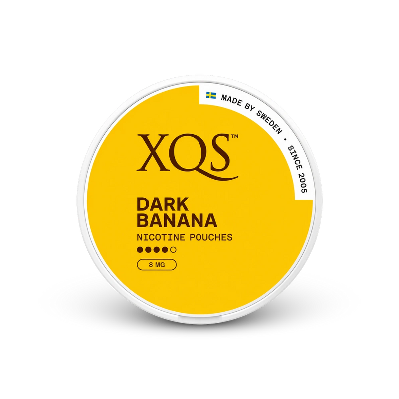 XQS Dark Banana Slim Strong – κουτί σακουλακιών νικοτίνης