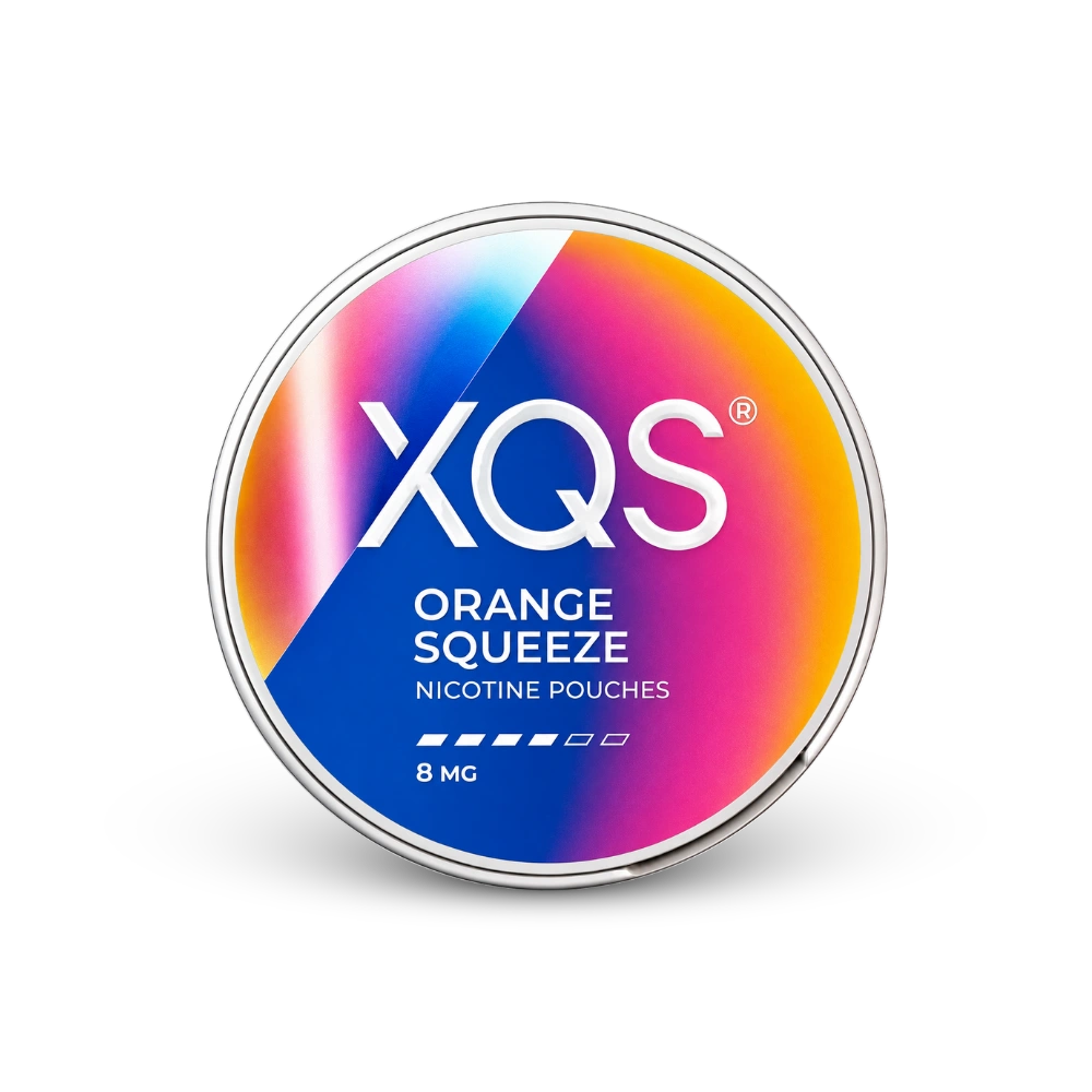 XQS Orange Squeeze Slim Strong – κουτί με σακουλάκια νικοτίνης