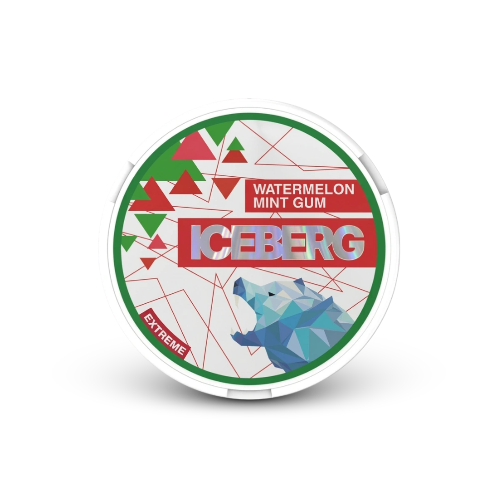 Τσίχλα Iceberg Καρπούζι Μέντα – κουτί σακουλακίων νικοτίνης