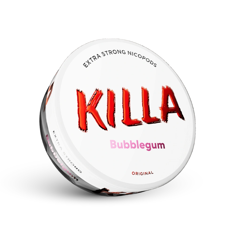 Killa Bubblegum Extra Strong σακουλάκια νικοτίνης 16mg δόση με γεύση τσιχλόφουσκας