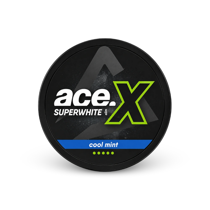 ACE X Cool Mint – nicotine pouch can