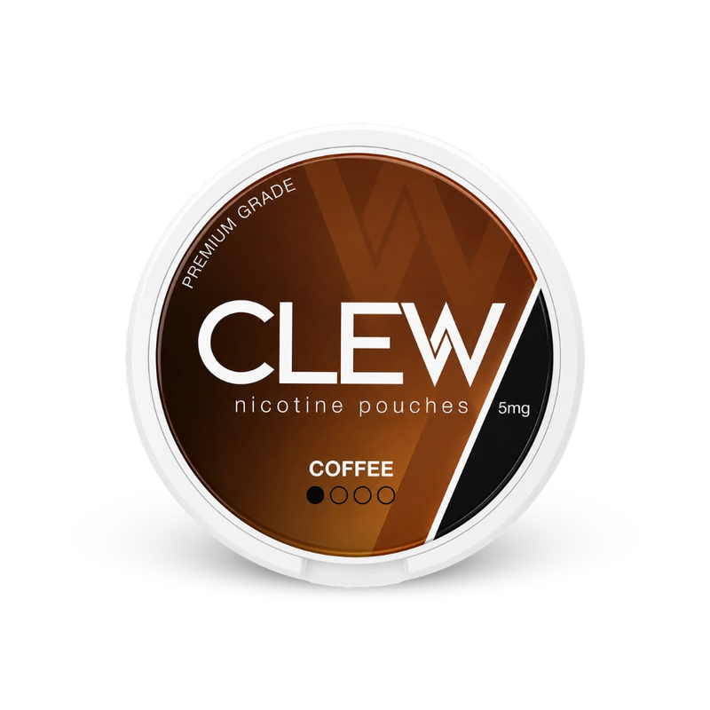 CLEW Coffee 5mg – κουτί σακουλακιών νικοτίνης