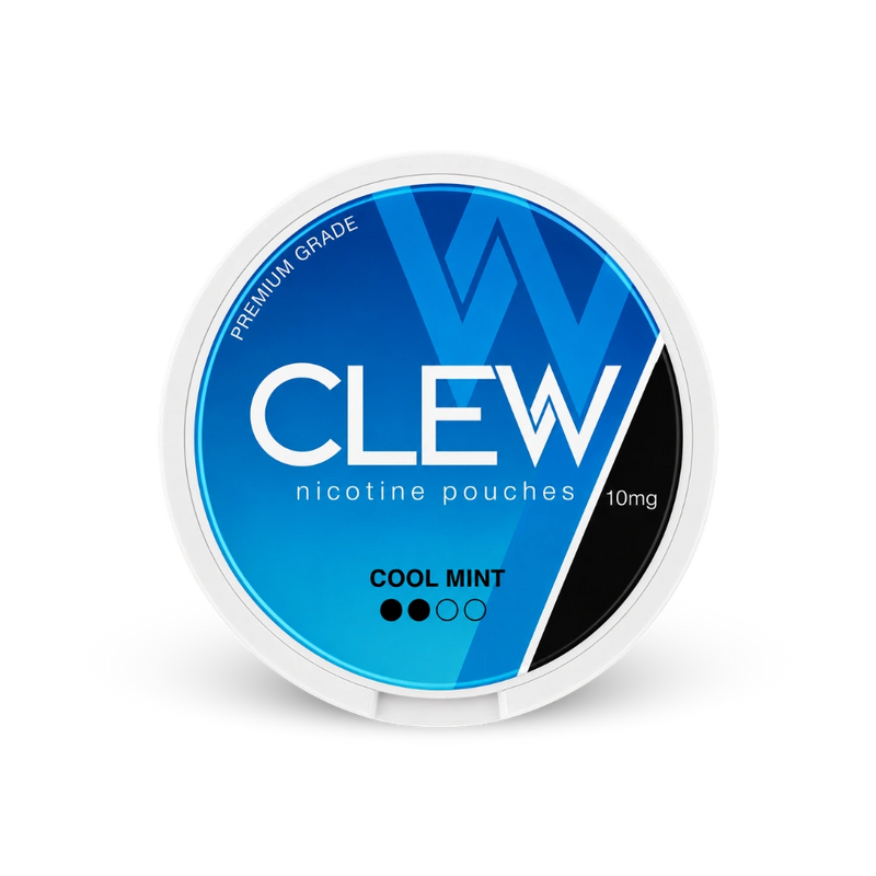CLEW Cool Mint 10mg – κουτί με σακουλάκια νικοτίνης
