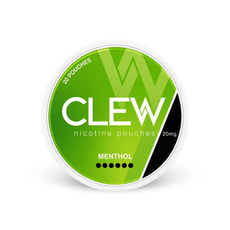 CLEW Menthol 20mg – κουτί με σακουλάκια νικοτίνης